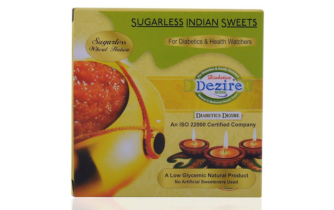 Dezire Natural Sugarless Wheat Halwa    Box  250 grams